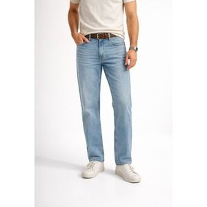 The Commons Relaxed Fit Jeans Men 34x32 Light Wash Denim NWT